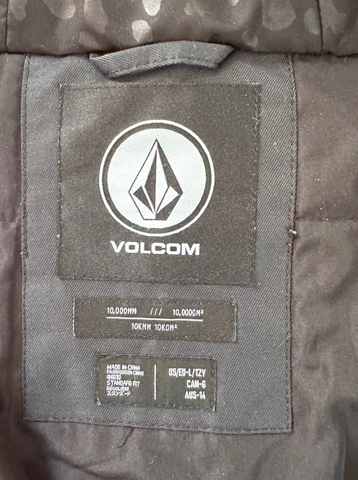 Volcom Niña Cremallera Completa Capucha Abrigo Esquí Chaqueta Talla L (12 Años) Rosa Rtr Foto 3 de 4