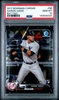 2017 BOWMAN CHROME 56 AARON JUDGE BATTING GEM MINT RC PSA 10 8329