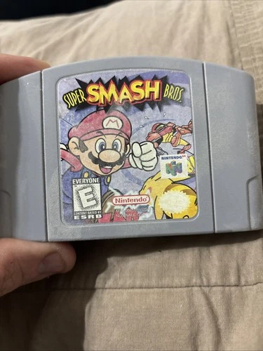 Super Smash Bros (Nintendo 64, 1999) Authentic Cartridge Only Tested (FVS035540)