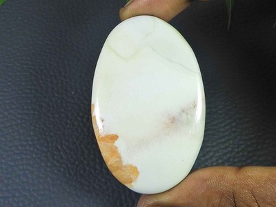 Natural Pink Scolocite Oval Shape cabcohon Loose Gemstone 97Cts. 32X53X7MM c871
