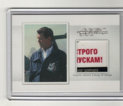 James Bond Classics 2016 Spectre Prop Relic MR6 Russian Atomic ID Badge #097/125