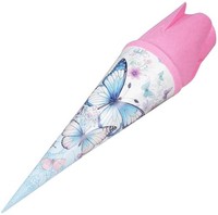 Goldbuch GeschwistertüTe Schmetterlingsgarten SchultüTe 35Cm ZuckertüTe Rund