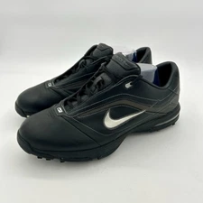 Nike Air Tac Golf Shoes Mens Size 11 Y2K Black Leather  Oct 2009 #101940519 GUC!