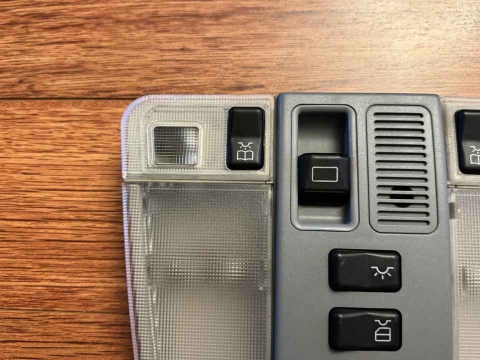 OEM 1992-1999 Mercedes-Benz W140 Front Overhead Dome Light Gray S420 S500 S320 - Image 2 of 4