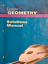 Saxon Geometry Solutions Manual ISBN 97816027...