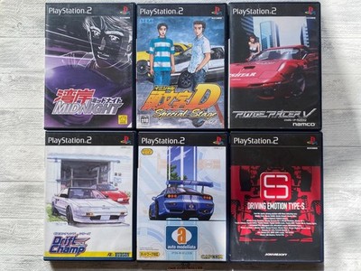SONY PS2 Wangan & Initial D & Drift Champ & auto modellista Ridge Racer Emotion