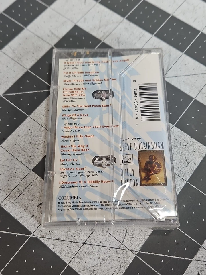 Dolly Parton Loretta Lynn Tammy Wynette Honky Tonk Angels Sealed Cassette Tape - Image 3 of 4