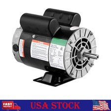 3450RPM 56 Frame 2HP Heavy Duty Electric Air Compressor Motor, CW/CCW Rotation