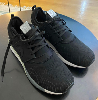 Bogner Atlanta Herren Sneaker Schwarz Low Top Schnürung EU 44 183-G825