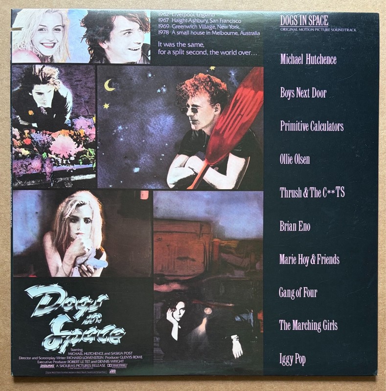 Michael Hutchence (INXS)/ Iggy Pop/ Brian Eno...-Dogs In Space RARE vinyl LP '86