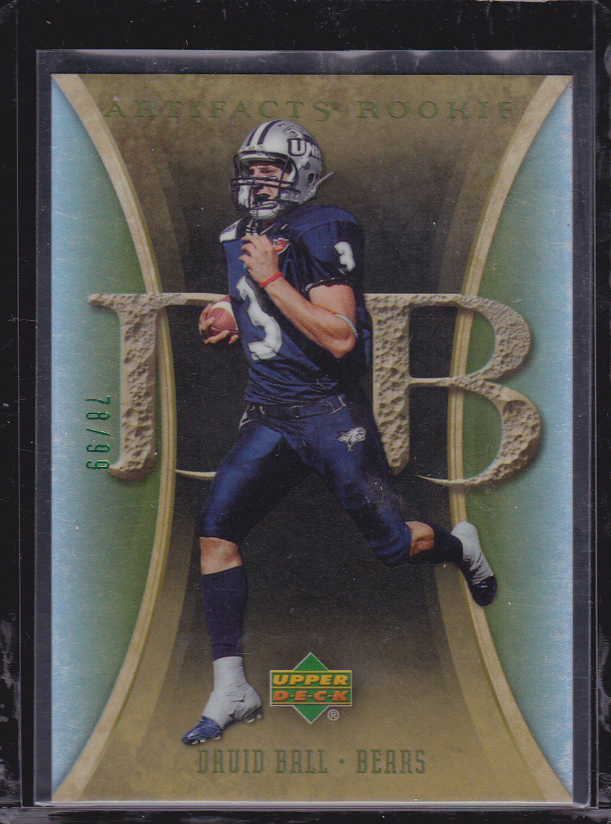 2007 ARTIFACTS GREEN #116 DAVID BALL #78/99
