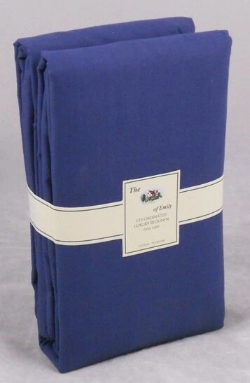 Mid Blue King Size Bed Duvet Quilt Cover Set 180 TC Polycotton