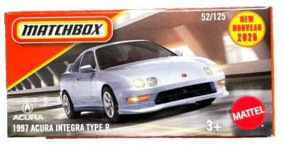 Matchbox 1997 Acura Integra Type R 52/125 Power Grabs 2025 1:64 Modellauto Honda
