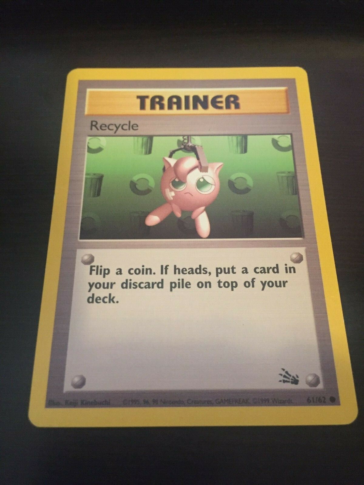 Pokemon TCG Recycle Fossil 61/62 Common NM/MINT