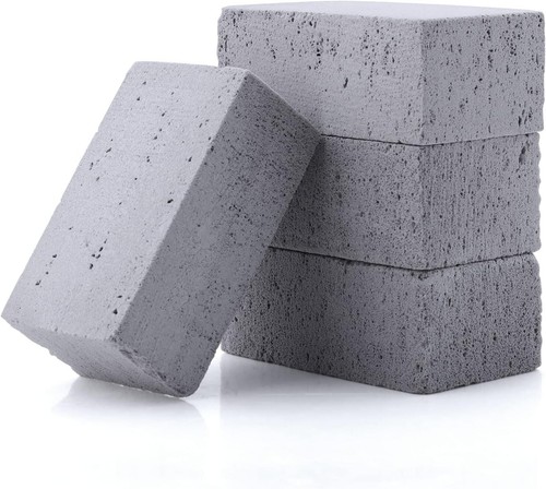 Grill Cleaning Brick Griddle Pumice Stone for Removing Stains Kit of 4