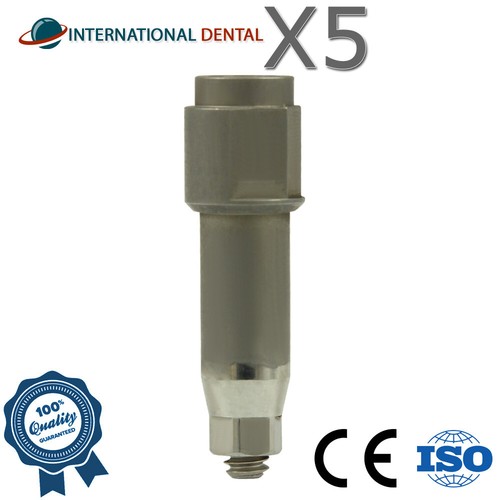 5 Titanium Scan Body CAD/CAM Library Dental Lab Conical Active NP 2.25 ...