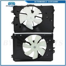 For 2009-2015 Honda Pilot Electric Radiator Condenser Cooling Fan Assembly