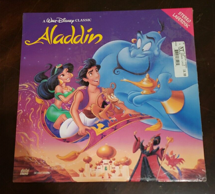 Walt Disney's Aladdin Laserdisc LD 1662 as for sale online