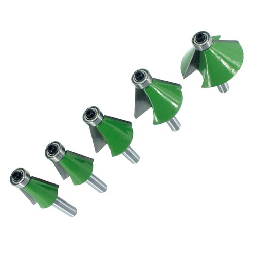 8mm Shank 11.25-45° Chamfer & Bevel Edging Router Bit Woodworking Cutter Tool - Picture 4 of 11