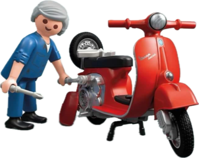 Playmobil 71620 VESPA Garage New in stock | eBay UK