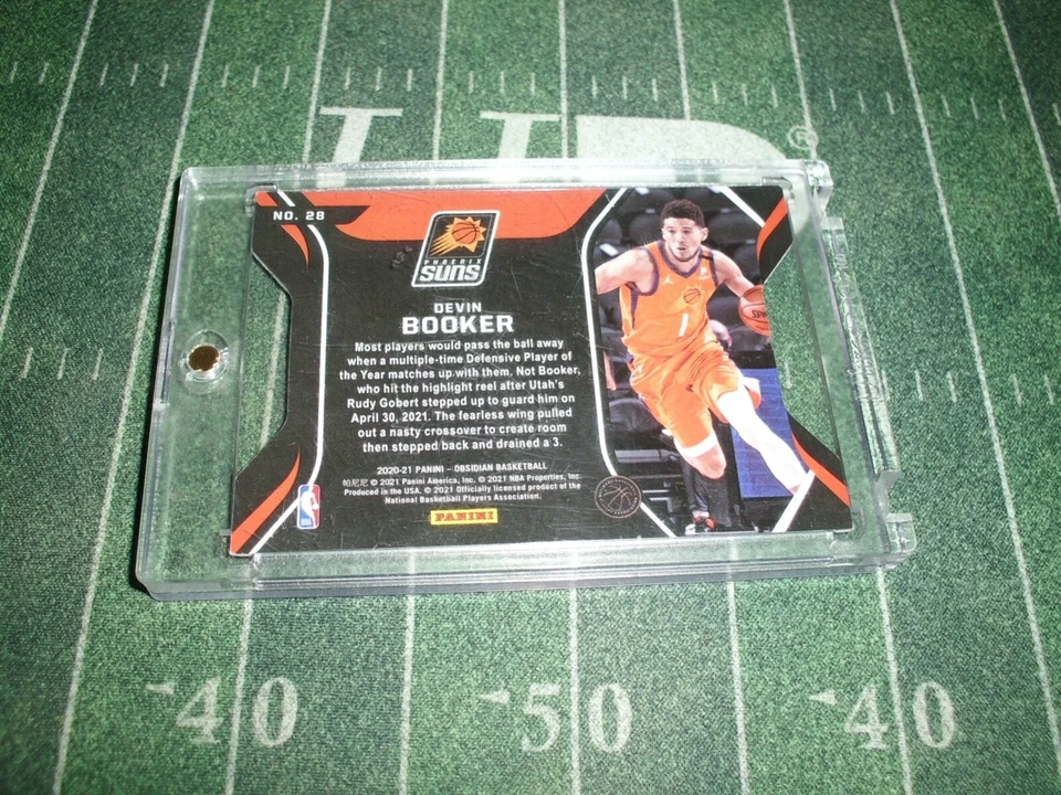 2020-21 Panini Obsidian Devin Booker Pitch Black RED FLOOD ASIA TMALL SP📈🔥 - Image 2 of 2