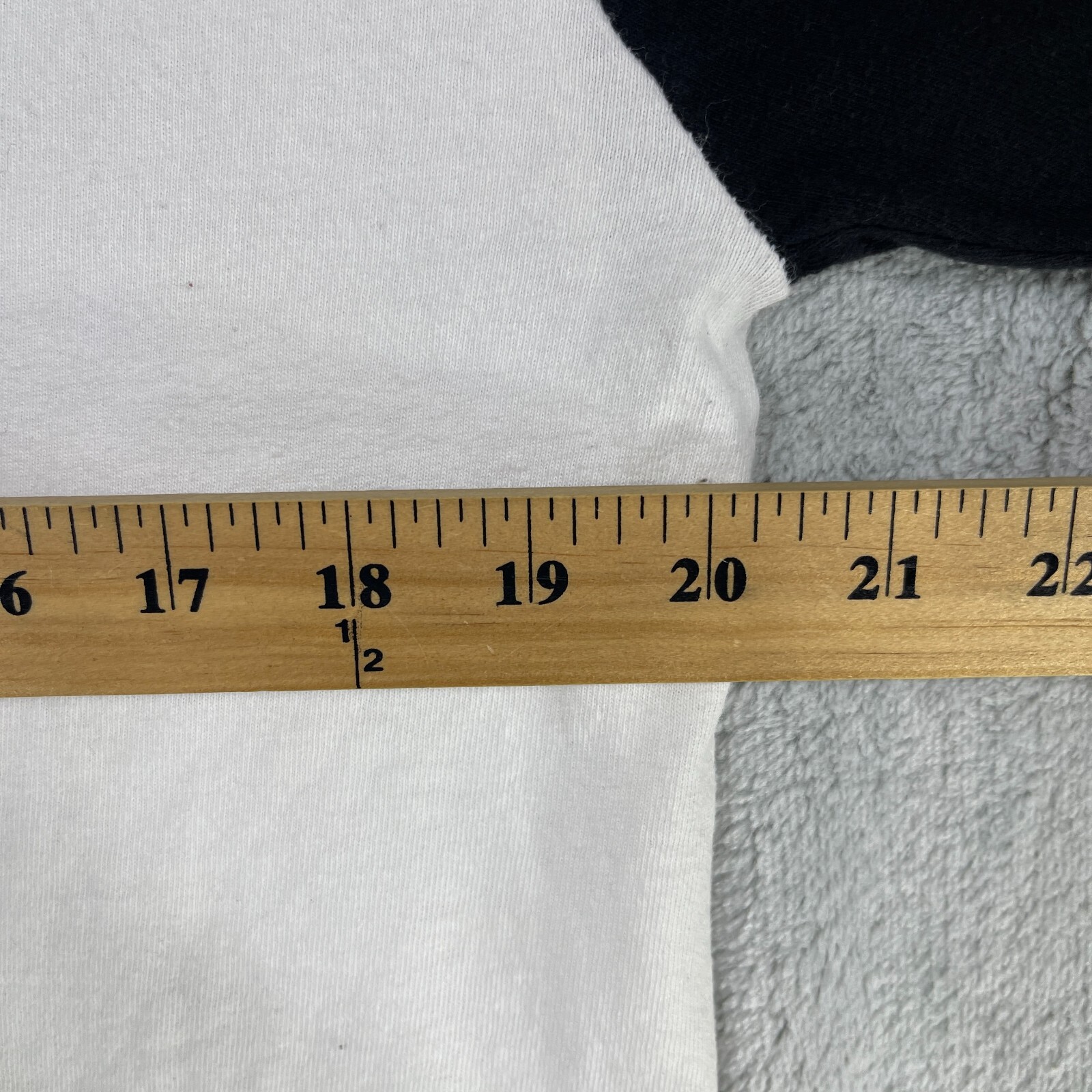 Crooks & Castle Shirt Men's Large Black White Cotton Logo Raglan Sleeve Pullover thumbnail 6