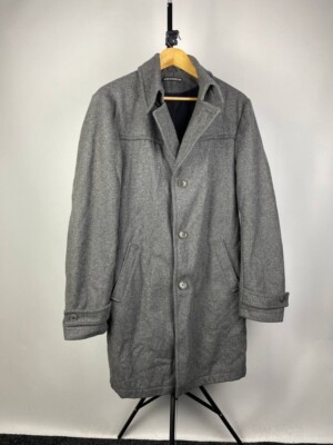 Rare Drykorn For Beautiful People Gray Midi Wool Coat Mens Small