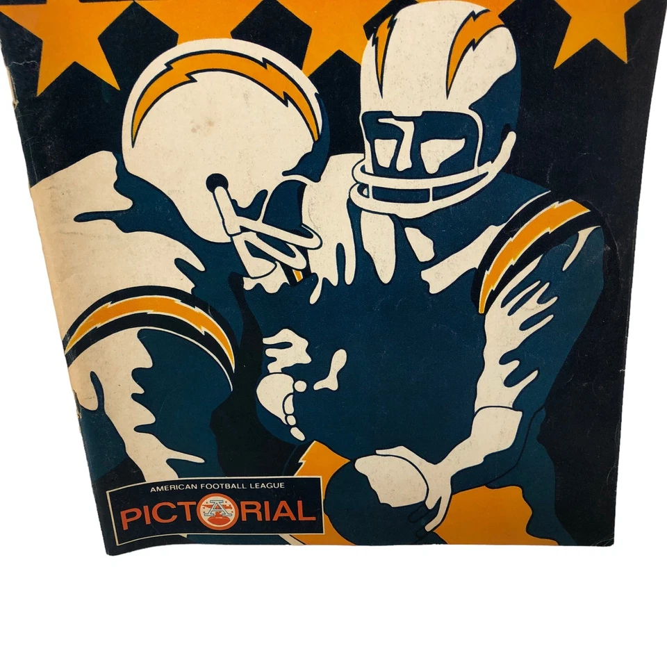 VTG  San Diego Chargers vs Baltimore Colts Program AFL August 2, 1969 Stadium - Image 3 of 4
