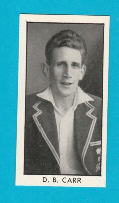 CRICKET - COUNTY CRICKETERS - ADVENTURE - D. B. CARR - 1957