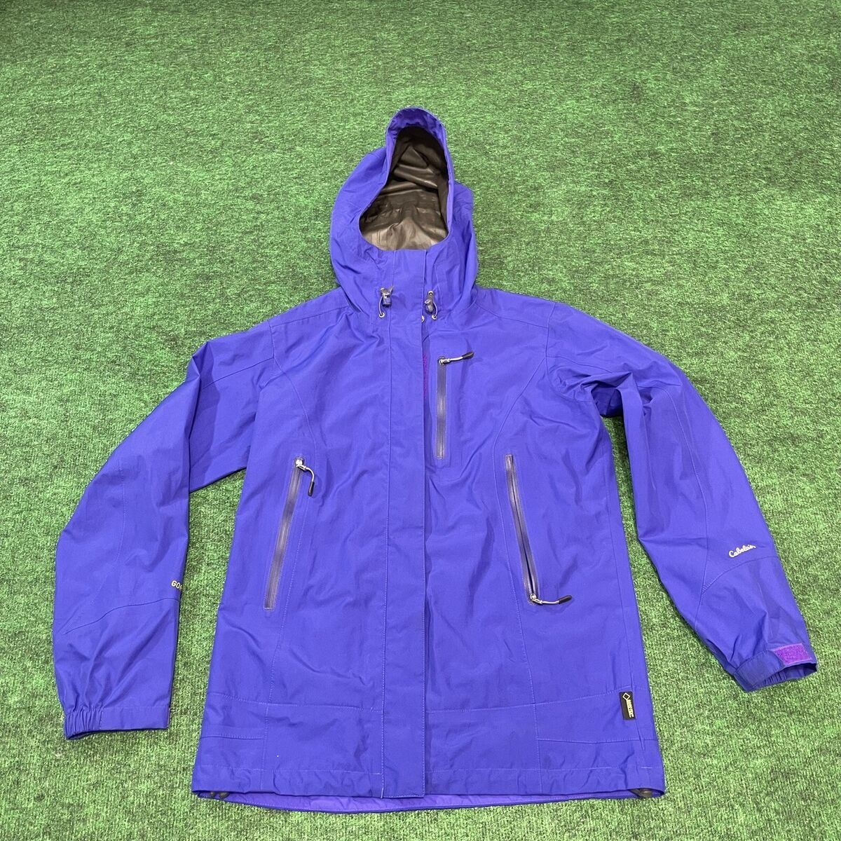Cabelas Jacket Gore-Tex Rain Womens Size SMALL Purple Hooded Cabelas Jacket Gore-Tex Rain Womens Size SMALL Purple Hooded