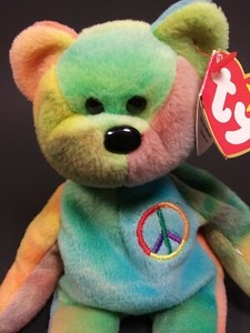 1996 peace beanie baby tag errors