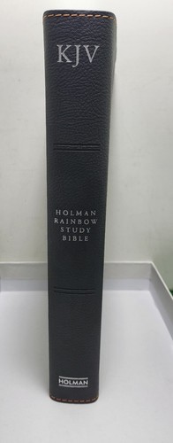 KJV Rainbow Study Bible,Black Leather Touch,Indexed-NEW - Imagen 8 de 12