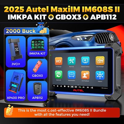 Autel MaxiIM IM608 PRO 2 Full Kits , 2025 IM608S II w/ XP400 PRO