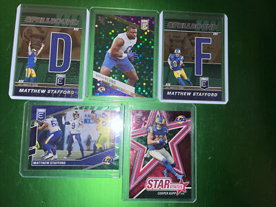 2023 Donruss Elite Football Green Disco Byron Young RC| 2022 Spellbound Stafford
