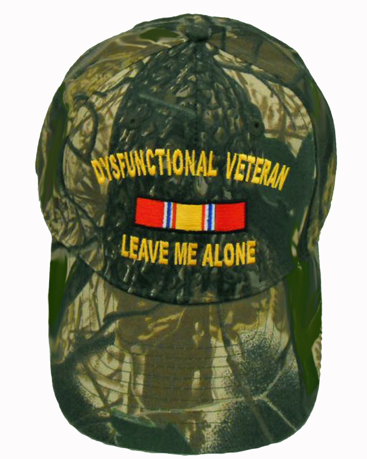 DYSFUNCTIONAL Veteran Leave Me Alone Baseball Cap Camouflage Military