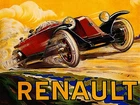 Renault, Retro metal Aluminium Vintage Sign, Garage, Man Cave, Cars