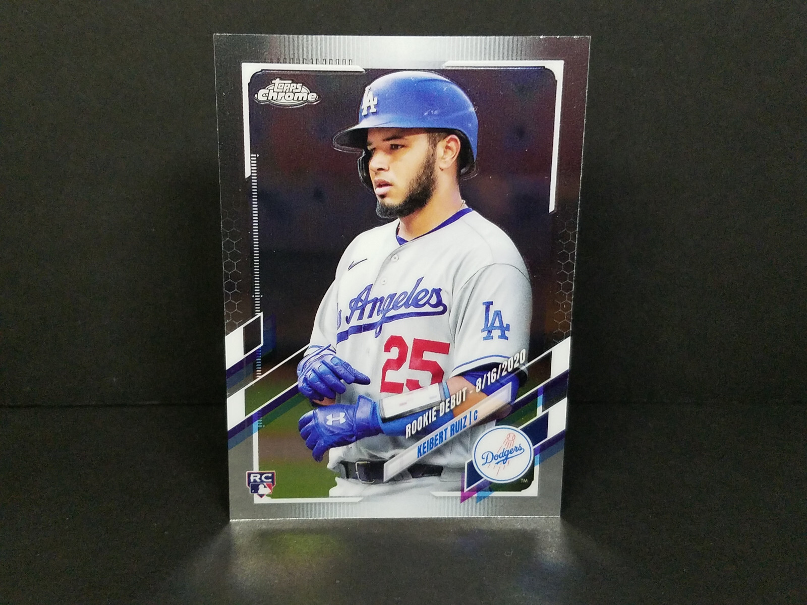 2021 Topps Chrome Update #USC47 Keibert Ruiz, Dodgers (RC) - Rookie Debut Card
