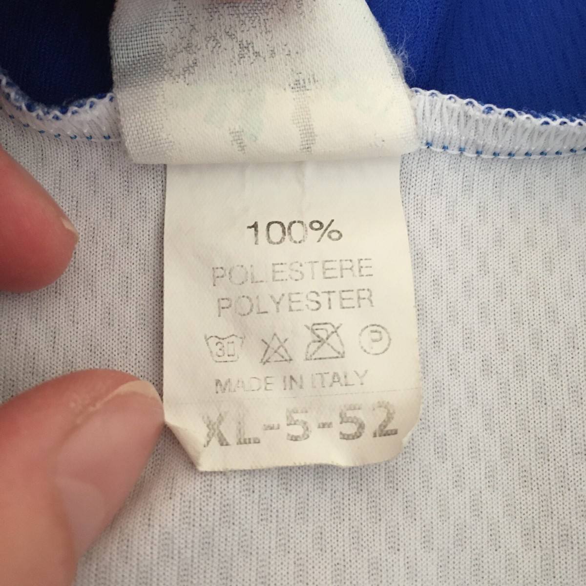 Maillot Cyclisme Homme Quick Step Vermarc - Bleu - Taille XL