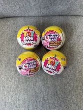 LOT OF 4 / Zuru 5 Surprise Toy Mini Brands Series 3 Yellow Balls NEW 2023