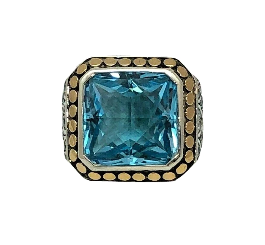John hardy blue topaz cheap ring