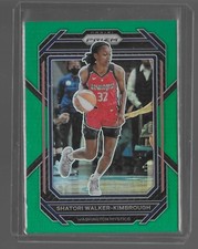 Green Prizm 2023 Panini WNBA #90 Shatori Walker-Kimbrough  Washington Mystics