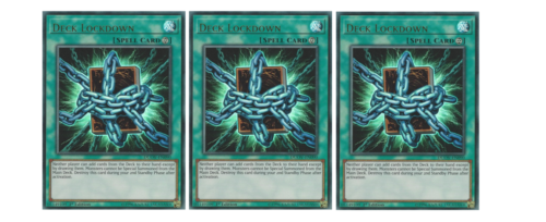 ** 3X DECK LOCKDOWN 3X ** PLAYSET 1ST EDITION ULTRA RARE DUOV-EN090 MINT YUGIOH! - Picture 1 of 1