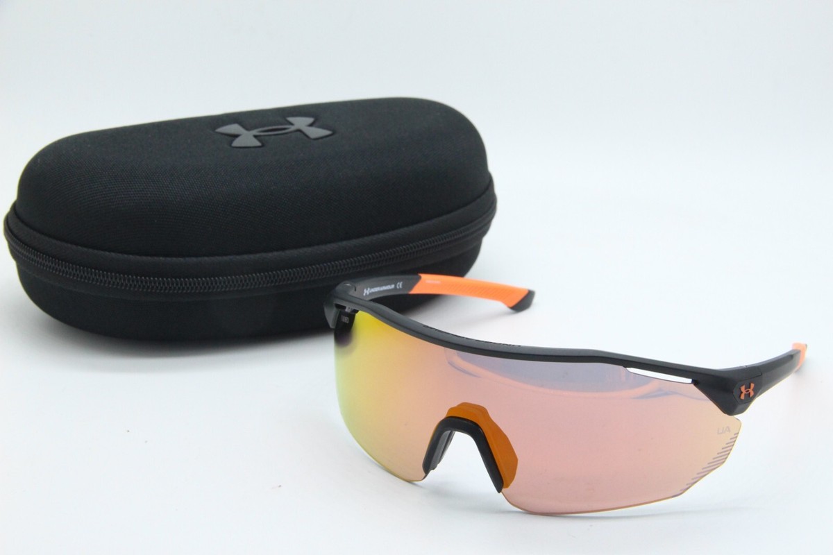 サングラス Under Armour Force 2 Goggles Mirror UA 0011S RC250 NEW UNDERARMOUR UA FORCE 0011/S RC250 BLACK ORANGE TUNED