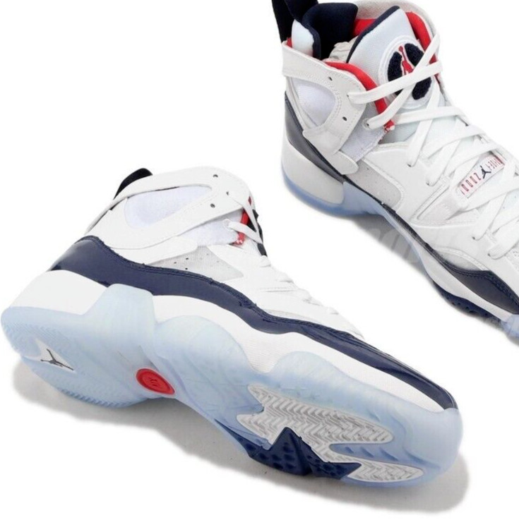 Air Jordan US 13 Men's  Blue White Red  Nike USA Retro Two Trey   DO1925 102 New thumbnail 11