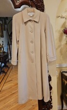 Women’s Bege Wool Coat Jacket Sz 12