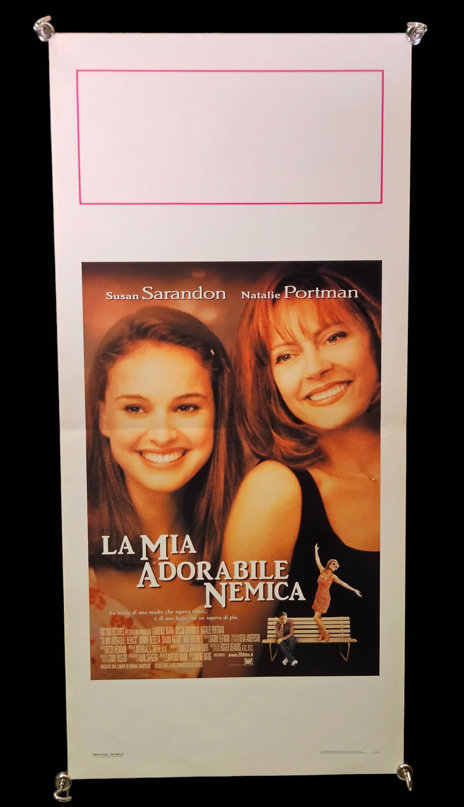 Locandina originale film La mia adorabile nemica (1999) - Regia di Wayne Wang