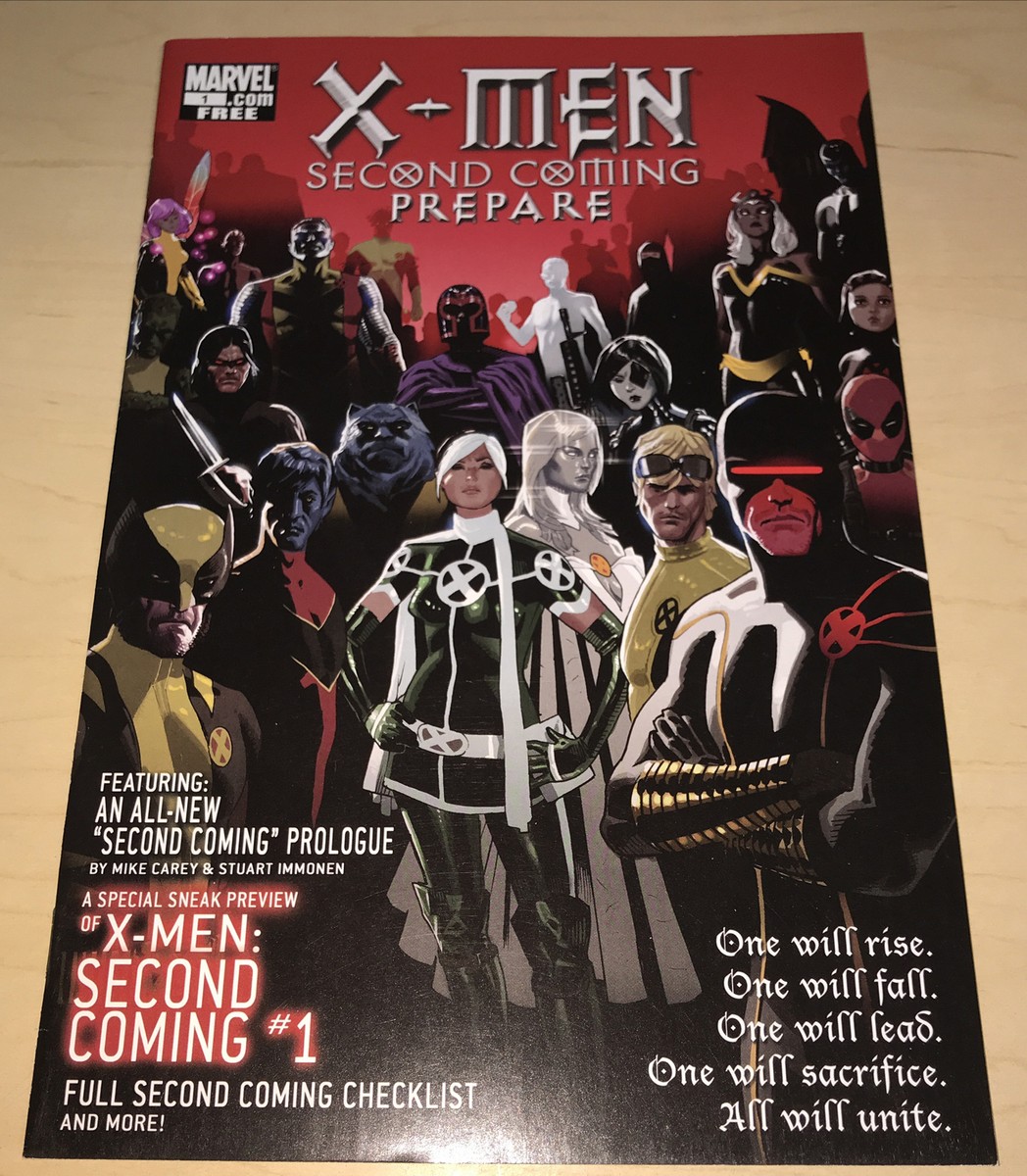 X-MEN SECOND COMING #1 (-9.6) PREPARE/MARVEL COMICS | eBay