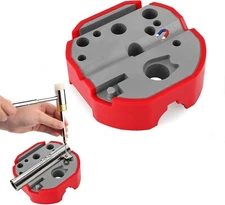 Universal Bench Block with Non-Marring, Magnetic Bench Block Armorers with