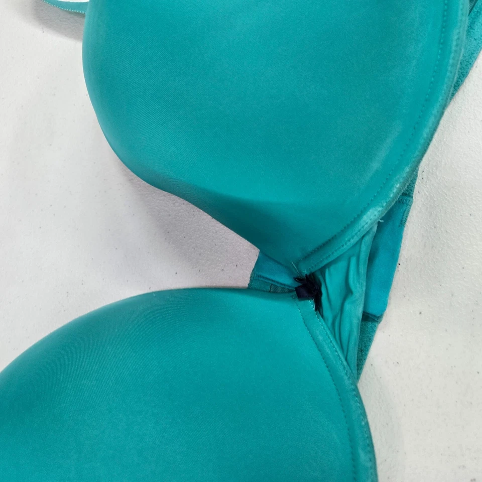Torrid Women Bra 44DDD Blue Smooth Push Up Plunge Underwire Adjustable READ - Изображение 4 из 4