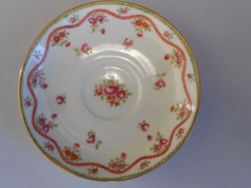 ANTIQUE CROWN STAFFORDSHIRE 4 PIECE PORCELAIN CHINA TEA SET HAND PAINTED - Picture 9 of 13